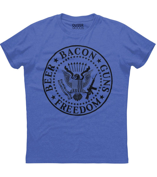 Beer Bacon Guns and Freedom T-Shirt (O)