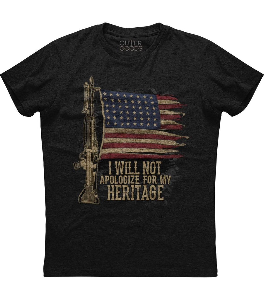 I Will Not Apologize For My Heritage T-Shirt (O)
