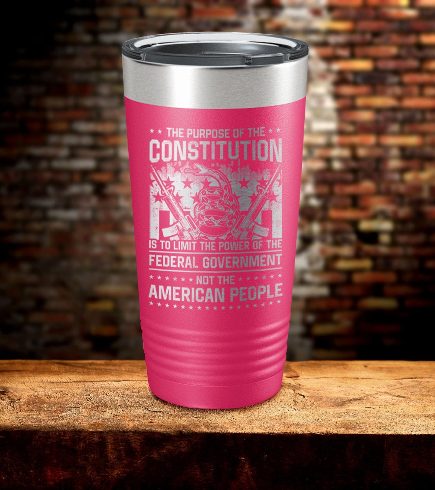 American People Laser Engraved Tumbler (O)