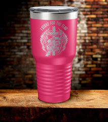 Stand For The Flag Laser Engraved Tumbler (O)