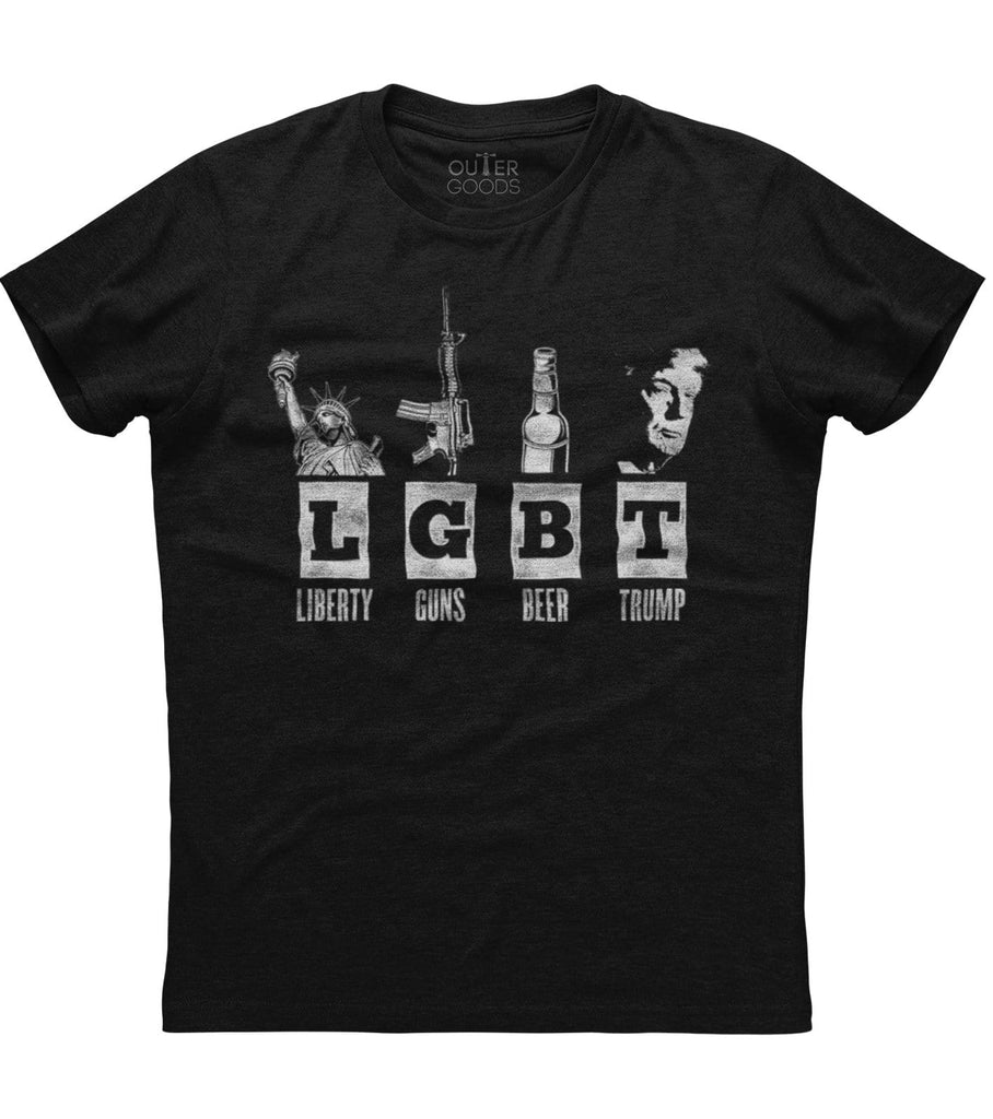 Liberty Guns Beer Trump T-Shirt (O)