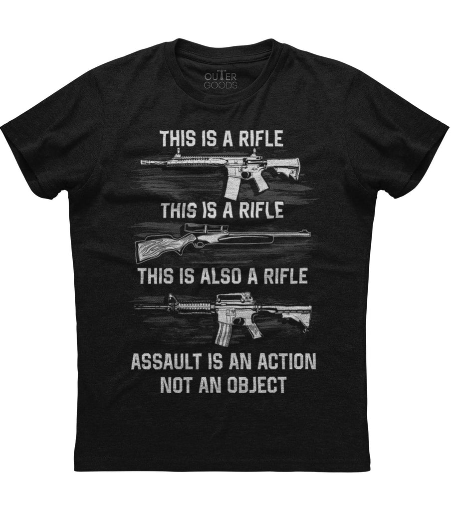 2nd Amendment Assault Is An Action Not An Object T-Shirt (O)