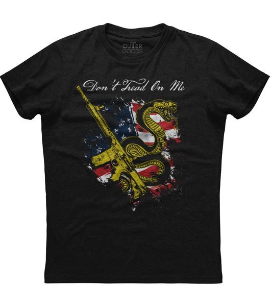 Don't Tread on Me Snake T-Shirt (O)