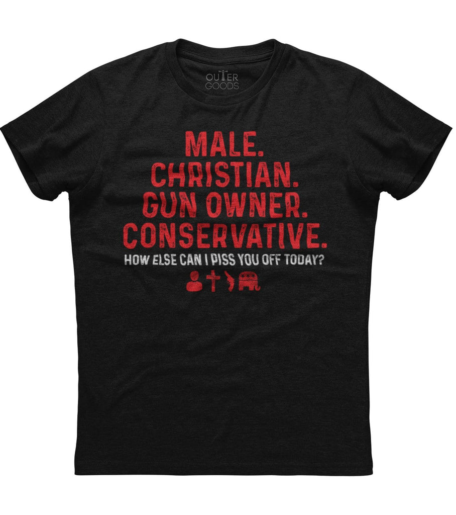 Conservative Christian Gun Owner T-Shirt (O)