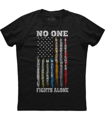 No One Fights Alone T-shirt (O)
