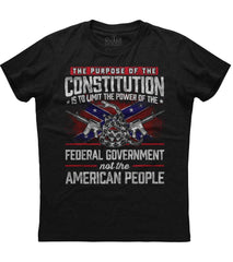 The purpose of the constitution is to limit the power T-shirt (O)
