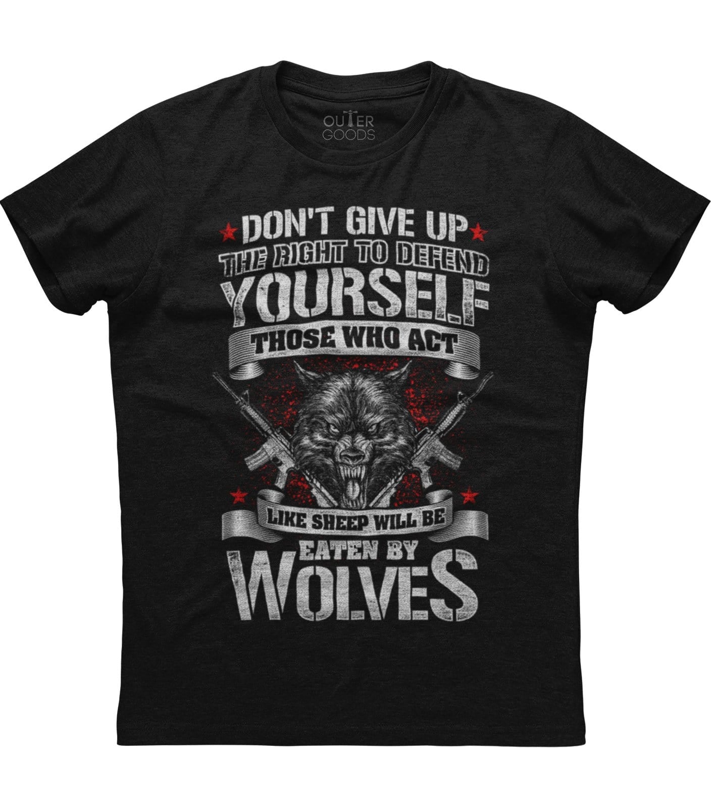 Don't give up the right to defend T-Shirt (O)