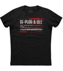 Deplorable Hardworking American Patriot T-Shirt (O)