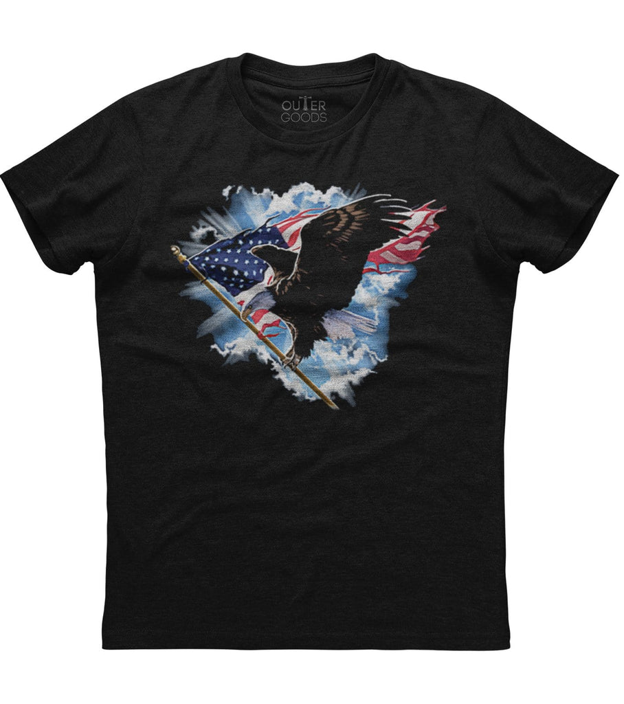 American Eagle The USA Flag T-Shirt (O)