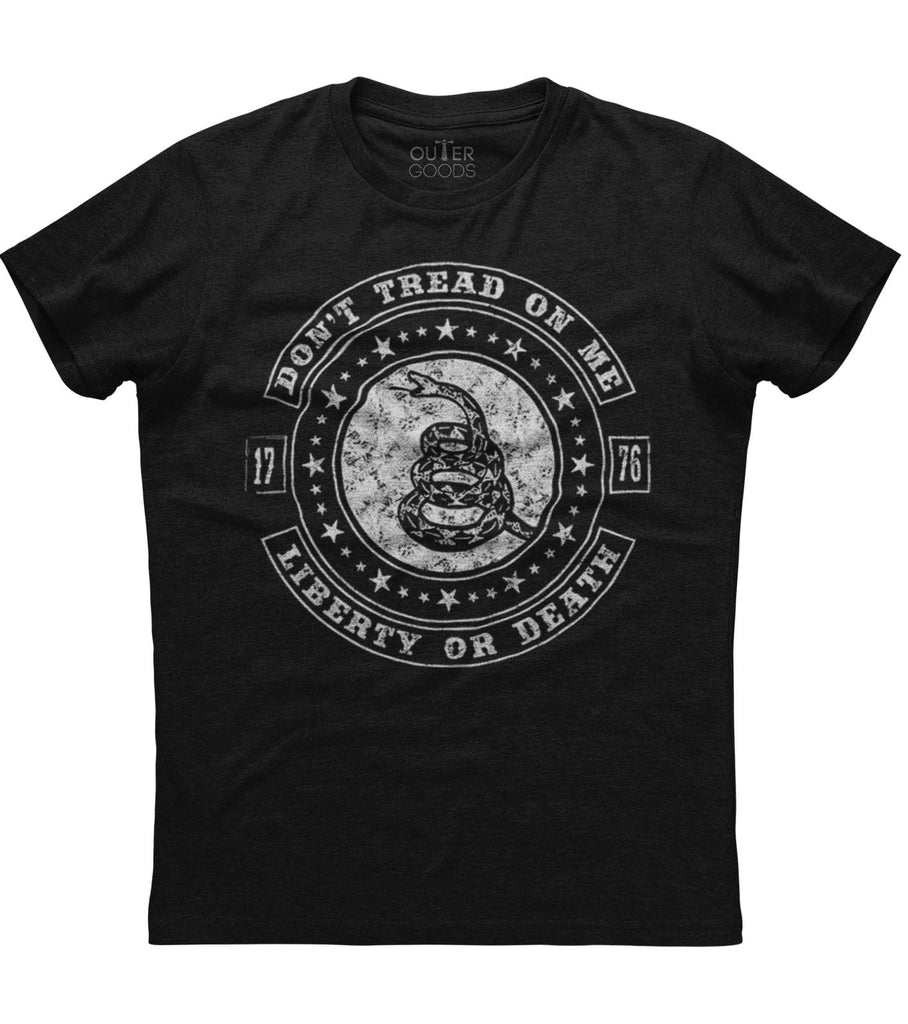 Don't Tread On Me Liberty Or Death T-Shirt (O)