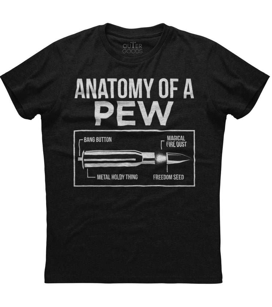 Anatomy Of A Pew Bullet T-Shirt (O)