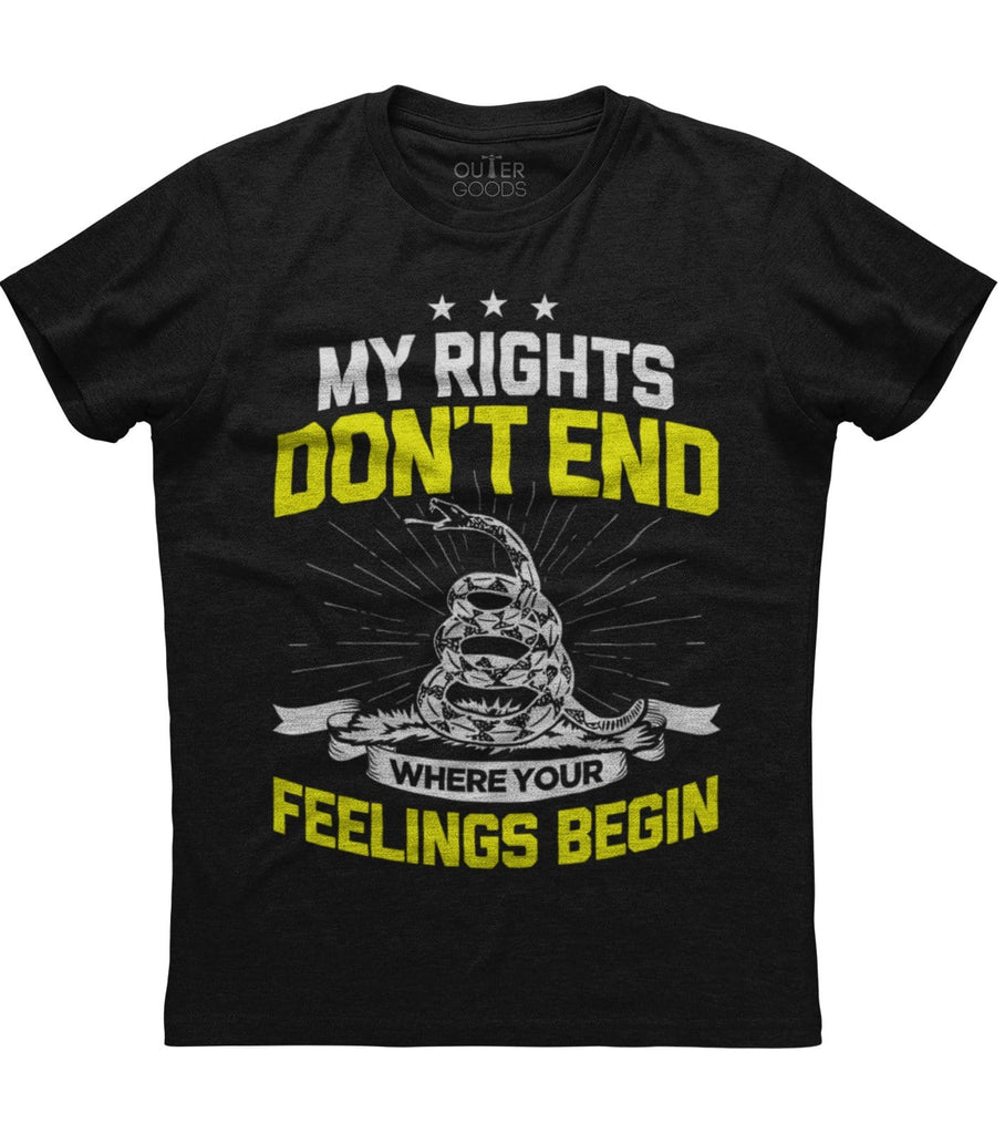 My Rights Don't End Feelings Begin T-Shirt (O)