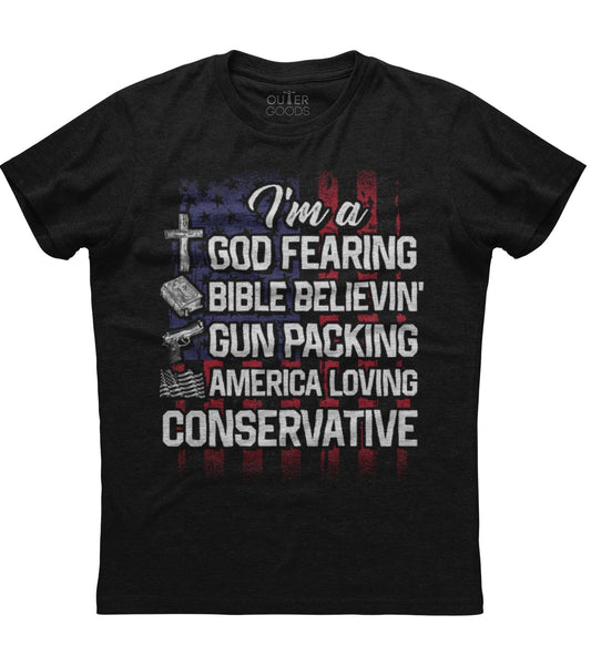 God Fearing Bible Believin' T-Shirt (O)