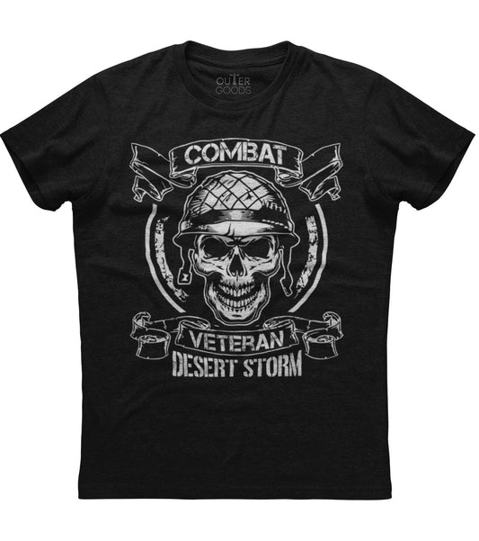 Combat Veteran Operation Desert Storm T-Shirt (O)
