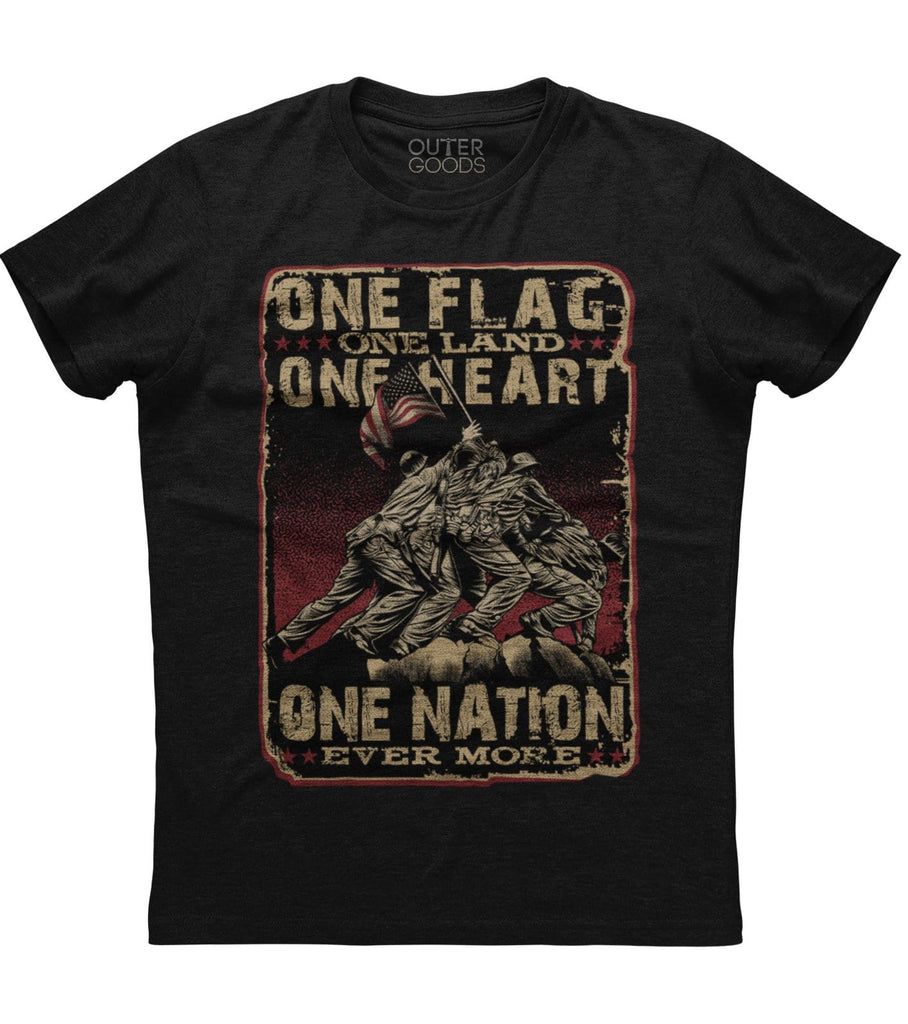 One Flag One Land One Heart One Nation T-Shirt (O)