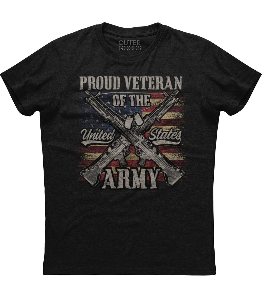 Proud Veteran Of The United States Army T-Shirt (O)
