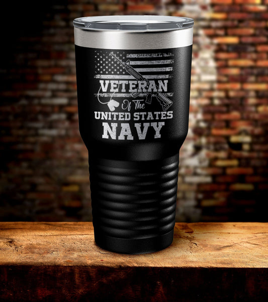 Veteran Of The United States Navy Tumbler (O)