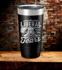 Liberal Tears US Flag Tumbler