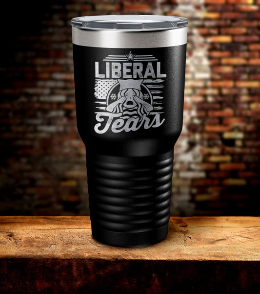 Liberal Tears US Flag Tumbler
